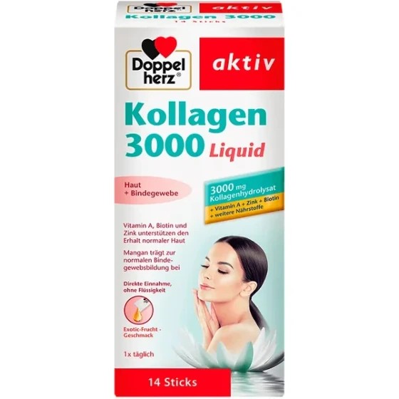 کلاژن مایع با دوز 3000 دوپل هرز