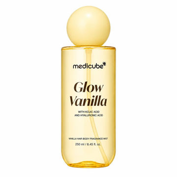 میست خوشبو کننده مو وبدن مدی کیوب با رایحه‌ای وانیل Medicube Glow Vanilla | آبرسان و درخشان کننده پوست ۱۰۰ml