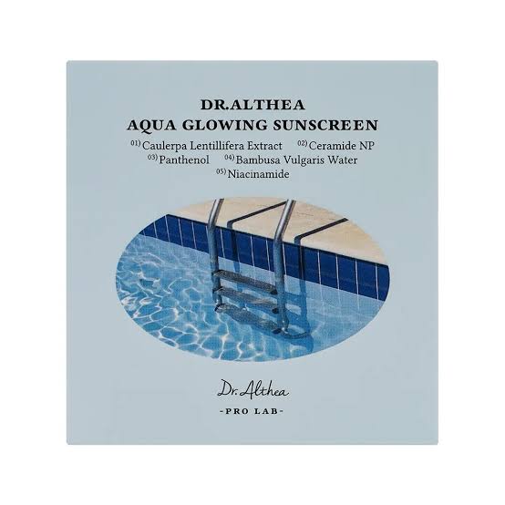 ضد آفتاب آبرسان و روشن کننده دکتر آلتیا | Dr.Althea مدل Aqua Glowing حجم 45 میل