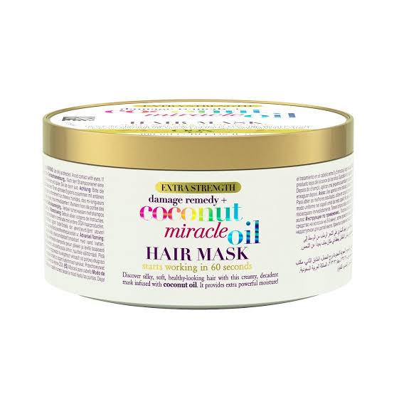 ماسک مو روغن نارگیل او جی ایکس | OGX Damage Remedy+ Coconut Miracle Hair Mask for Damaged Hair Extra Strength 168g