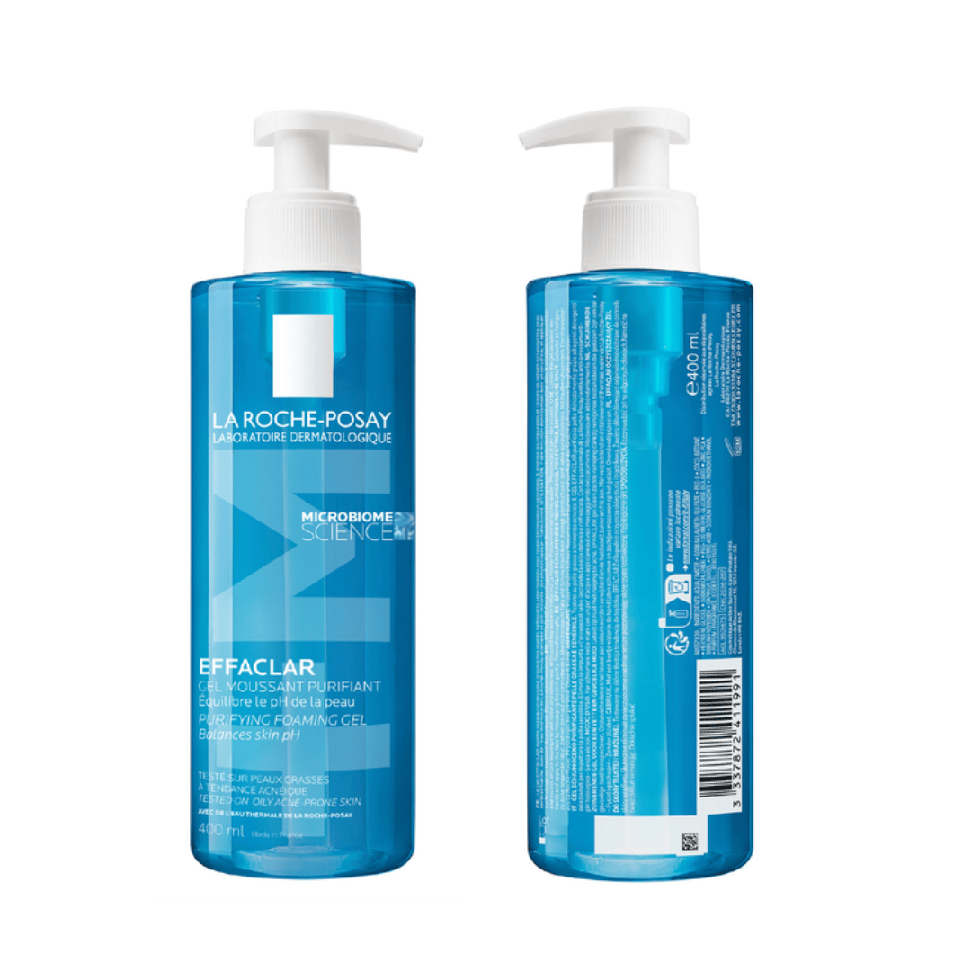 ژل شستشو فوم لاروش پوزای پوست چرب و حساس افکلار لاروش پوزای 400ml | La Roche-Posay Effaclar Purifying Foaming Gel