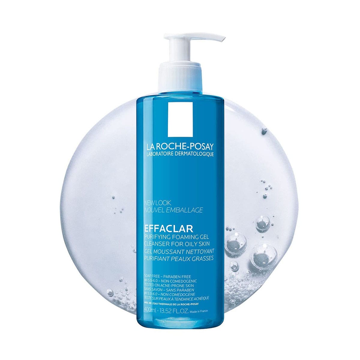 ژل شستشو فوم لاروش پوزای پوست چرب و حساس افکلار لاروش پوزای 400ml | La Roche-Posay Effaclar Purifying Foaming Gel