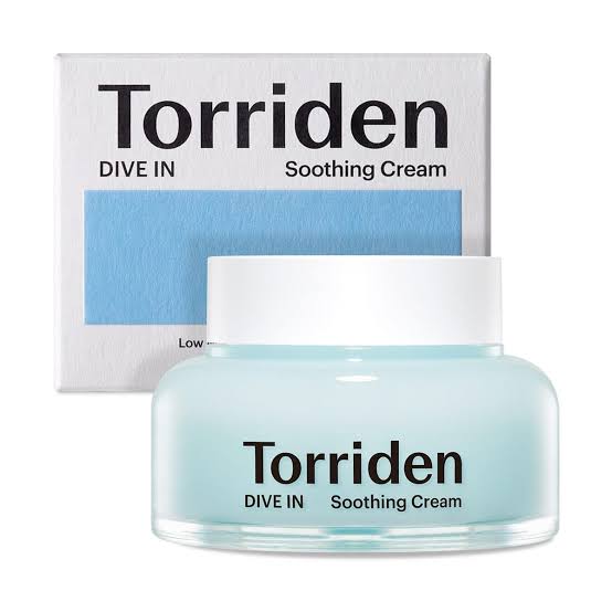 کرم مرطوب کننده و تسکین دهنده هیالورونیک اسید توریدن Torriden Dive In Soothing Cream 100Ml
