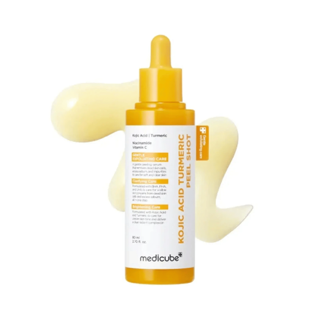 سرم پیل شات زردچوبه و کوجیک اسید مدی کیوب Medicube Kojic Acid Turmeric Peel Shot 80ml