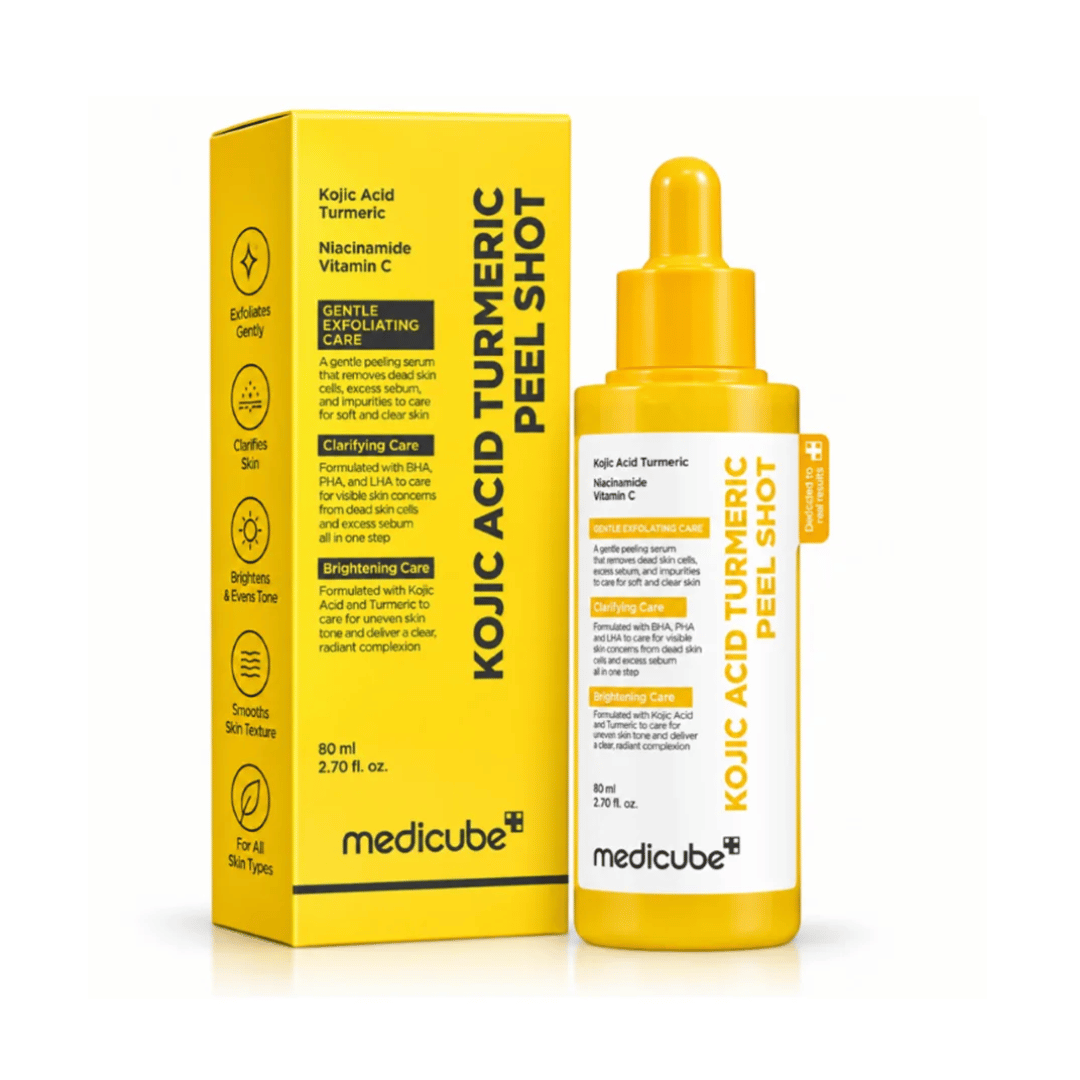 سرم پیل شات زردچوبه و کوجیک اسید مدی کیوب Medicube Kojic Acid Turmeric Peel Shot 80ml