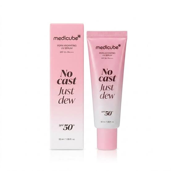 سرم ضدآفتاب PDRN مدی کیوب حجم 50 میل | Medicube PDRN Hydrating UV Serum