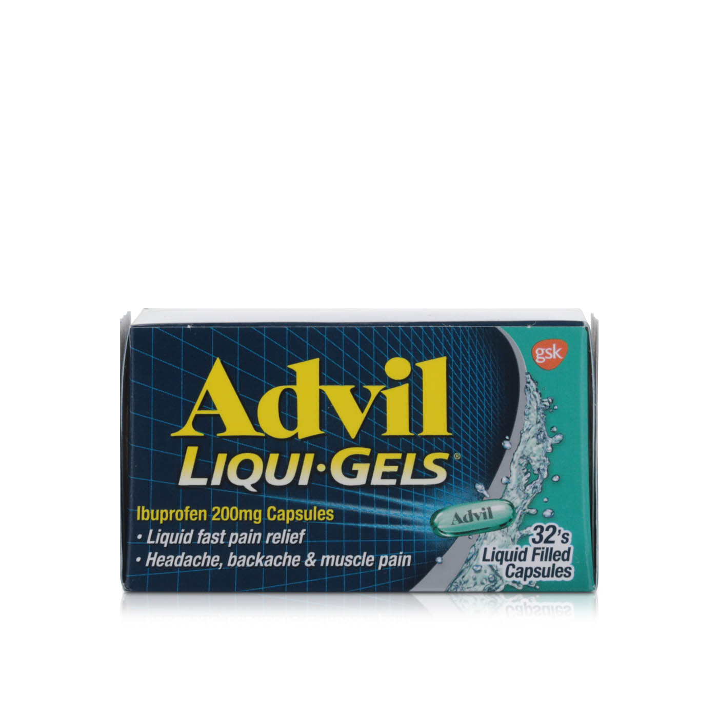 کپسول مسکن ادویل ژله‌ای 200 میلی‌گرم 32 عددی Advil Liqui-Gels