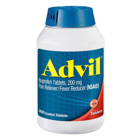 قرص ایبوپروفن ادویل 200 میلی‌گرم 50 عددی Advil Ibuprofen Tablets