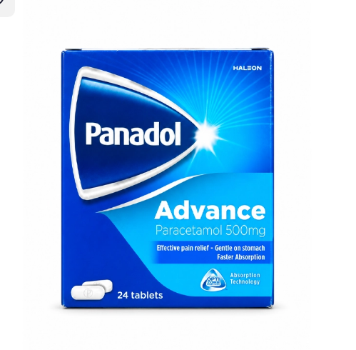 پانادول ادونس Panadol Advance 500mg بسته 24 عددی